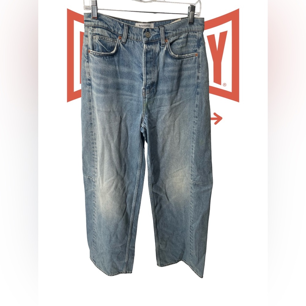 Reformation Men's Relaxed Blue Jeans